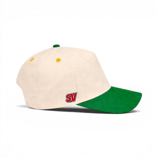 Green Bay Snapback - The Lambeau (Cream/Green) - Shells Vintage Hat Co.