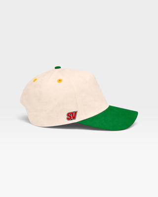 Green Bay Snapback - The Lambeau (Cream/Green) - Shells Vintage Hat Co.