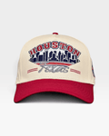 Houston Snapback - The Texan (Cream/Red)