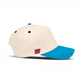 Jacksonville Snapback - The Jag (Cream/Teal) - Shells Vintage Hat Co.