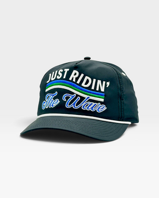 Just Ridin' The Wave Snapback - Shells Vintage Hat Co.