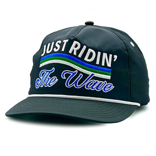 Just Ridin' The Wave Snapback - Shells Vintage Hat Co.