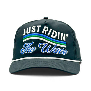 Just Ridin' The Wave Snapback - Shells Vintage Hat Co.