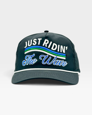 Just Ridin' The Wave Snapback - Shells Vintage Hat Co.