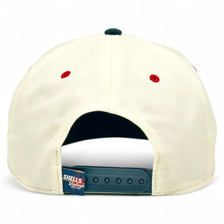 Kansas City Snapback - The Arrowhead (Cream/Black) - Shells Vintage Hat Co.