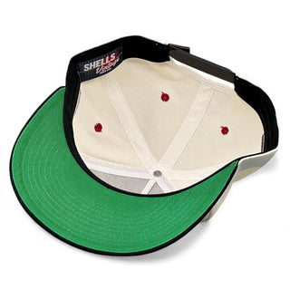 Kansas City Snapback - The Arrowhead (Cream/Black) - Shells Vintage Hat Co.