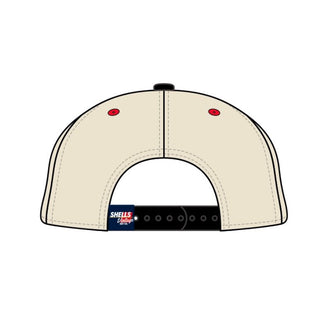 Kansas City Snapback - The Arrowhead (Cream/Black) - Shells Vintage Hat Co.