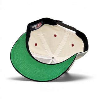 Kansas City Snapback - The Arrowhead (Cream/Black) - Shells Vintage Hat Co.