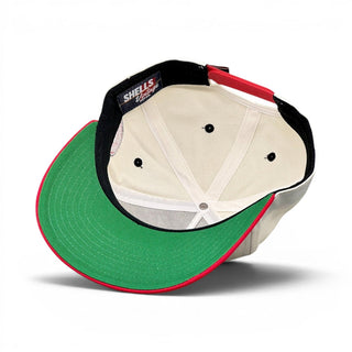 Kansas City Snapback - The Arrowhead (Cream/Red) - Shells Vintage Hat Co.