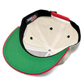 Kansas City Snapback - The Arrowhead (Cream/Red) - Shells Vintage Hat Co.