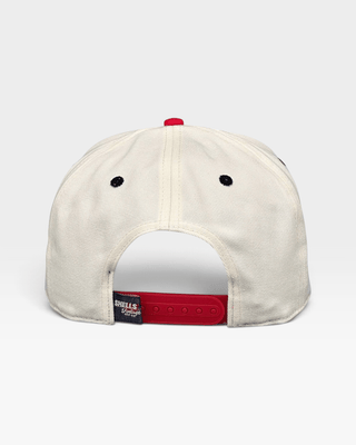 Kansas City Snapback - The Arrowhead (Cream/Red) - Shells Vintage Hat Co.