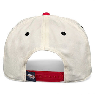 Kansas City Snapback - The Arrowhead (Cream/Red) - Shells Vintage Hat Co.