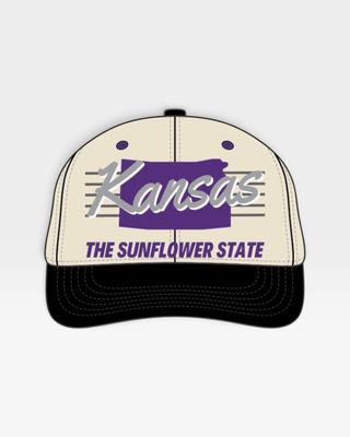 Kansas Snapback - The Jordy - Shells Vintage Hat Co.