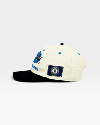 Kentucky Snapback - The Rupp (Cream/Black) - Shells Vintage Hat Co.