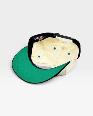 Kentucky Snapback - The Rupp (Cream/Black) - Shells Vintage Hat Co.