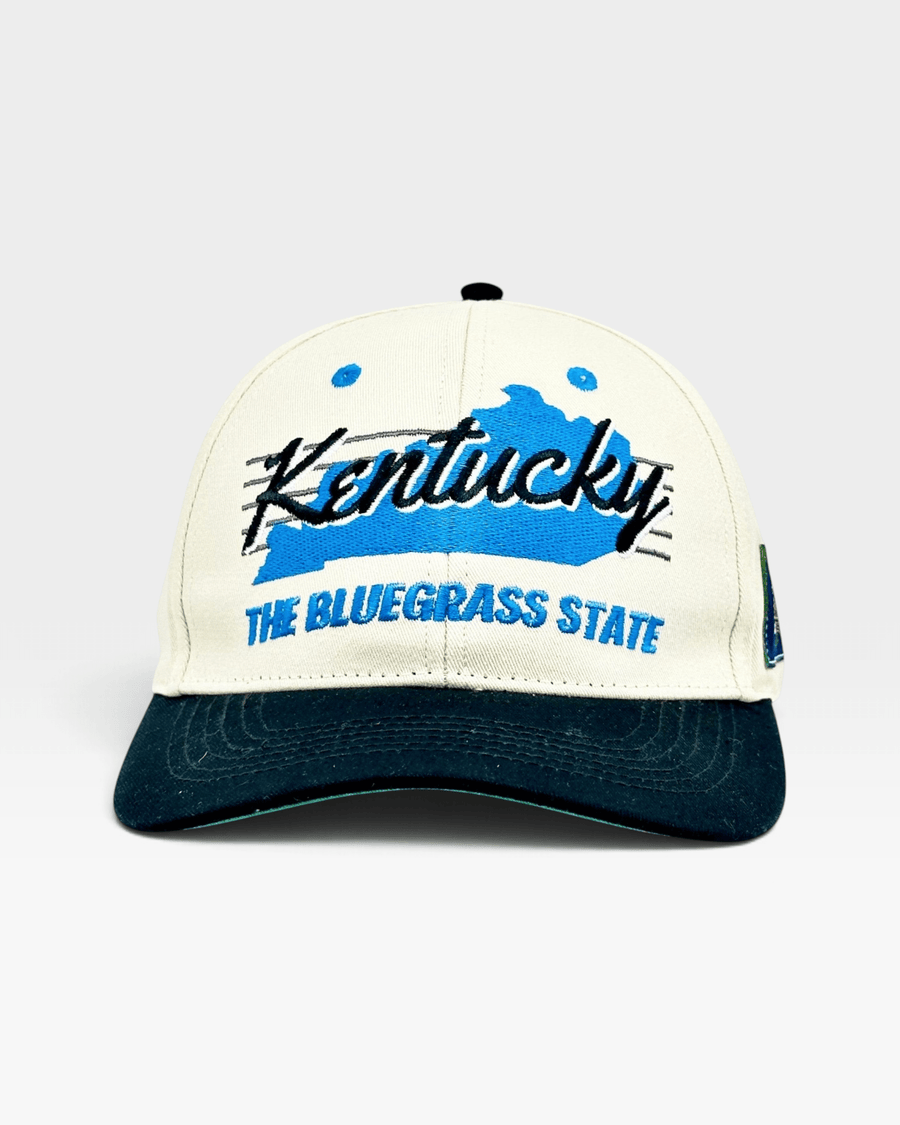 Kentucky Snapback - The Rupp (Cream/Black) - Shells Vintage Hat Co.