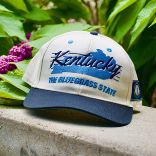 Kentucky Snapback - The Rupp (Cream/Black) - Shells Vintage Hat Co.