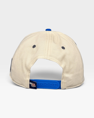Kentucky Snapback - The Rupp (Cream/Blue) - Shells Vintage Hat Co.