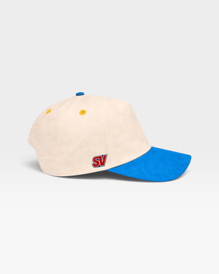 Los Angeles Snapback - The Fouts (Cream/Powder Blue) - Shells Vintage Hat Co.