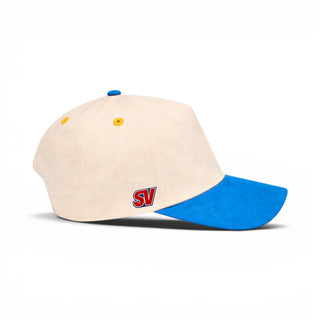 Los Angeles Snapback - The Fouts (Cream/Powder Blue) - Shells Vintage Hat Co.