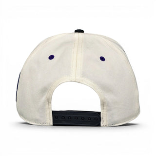 Louisiana Snapback - The Honey Badger (Cream/Black) - Shells Vintage Hat Co.