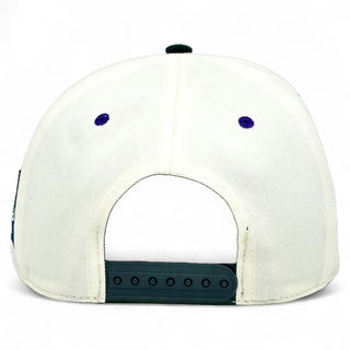 Louisiana Snapback - The Honey Badger (Cream/Black) - Shells Vintage Hat Co.