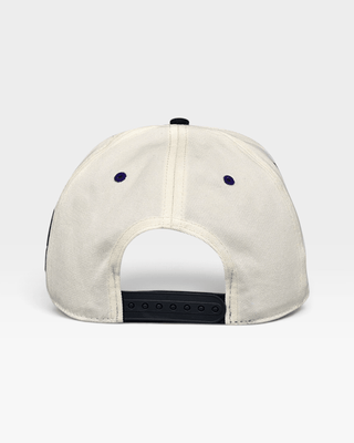 Louisiana Snapback - The Honey Badger (Cream/Black) - Shells Vintage Hat Co.