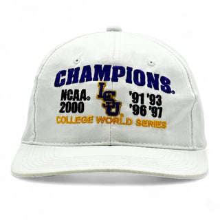 LSU Tigers 2000 College World Series Champions Snapback - Shells Vintage Hat Co.