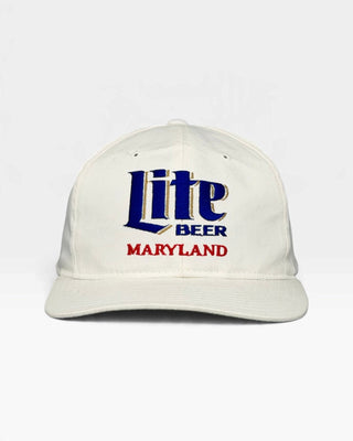 Maryland Miller Lite Snapback - Shells Vintage Hat Co.