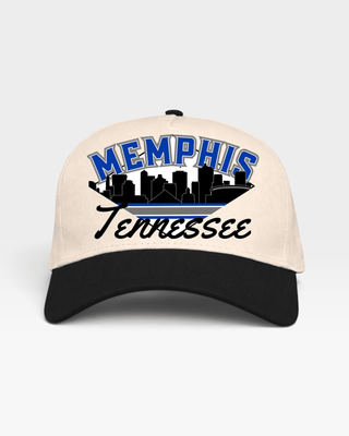 Memphis Snapback - The Hardaway (Cream/Black) - Shells Vintage Hat Co.