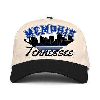 Memphis Snapback - The Hardaway (Cream/Black) - Shells Vintage Hat Co.