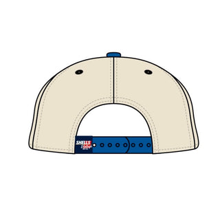 Memphis Snapback - The Hardaway (Cream/Blue) - Shells Vintage Hat Co.