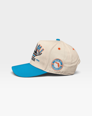 Miami Snapback - The Marino - Shells Vintage Hat Co.