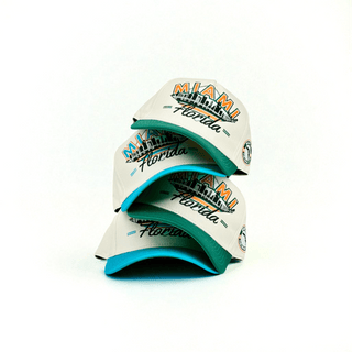 Miami Snapback - The Marino - Shells Vintage Hat Co.