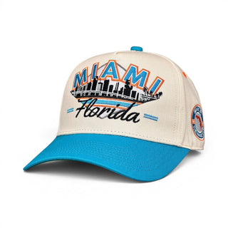 Miami Snapback - The Marino - Shells Vintage Hat Co.