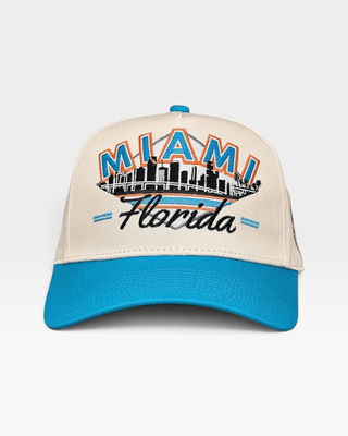 Miami Snapback - The Marino - Shells Vintage Hat Co.