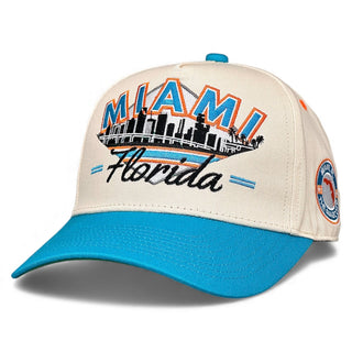 Miami Snapback - The Marino - Shells Vintage Hat Co.