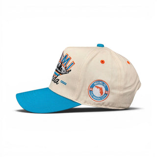 Miami Snapback - The Marino - Shells Vintage Hat Co.