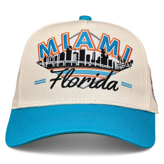 Miami Snapback - The Marino - Shells Vintage Hat Co.
