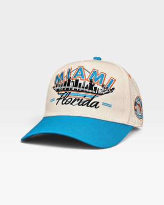 Miami Snapback - The Marino - Shells Vintage Hat Co.