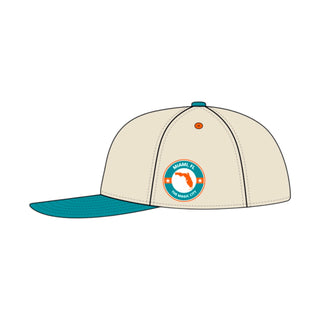 Miami Snapback - The Marino - Shells Vintage Hat Co.