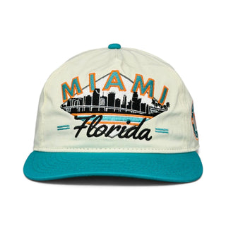Miami Snapback - The Marino (Version 1) - Shells Vintage Hat Co.