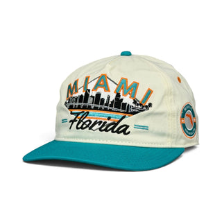 Miami Snapback - The Marino (Version 1) - Shells Vintage Hat Co.