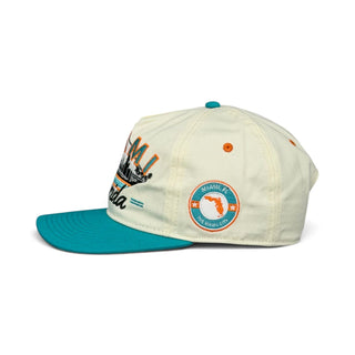 Miami Snapback - The Marino (Version 1) - Shells Vintage Hat Co.