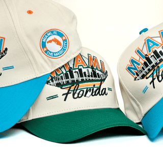 Miami Snapback - The U - Shells Vintage Hat Co.