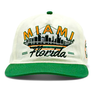 Miami Snapback - The U - Shells Vintage Hat Co.