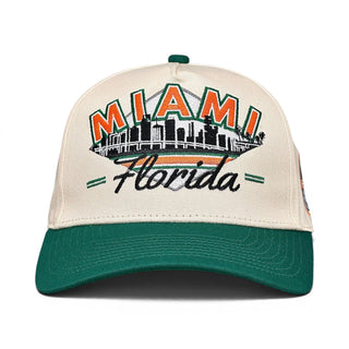 Miami Snapback - The U - Shells Vintage Hat Co.