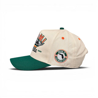 Miami Snapback - The U - Shells Vintage Hat Co.