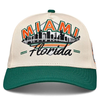 Miami Snapback - The U - Shells Vintage Hat Co.