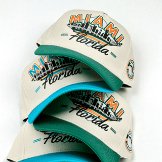 Miami Snapback - The U - Shells Vintage Hat Co.